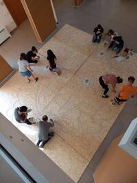 Immagine: FEM_campus pronto ad ospitare il Giro d'Italia - preparativi per gli allestimenti