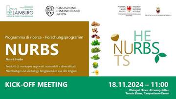 Kick-off Meeting progetto "NURBS" – evento riservato su invito 