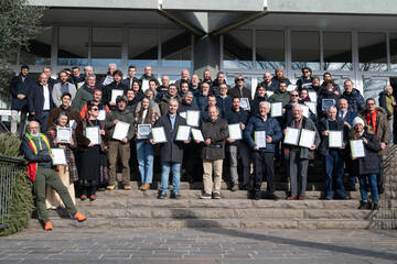 All the winners of the 5th PIWI-wine award