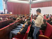 Image: il vescovo Tisi incontri gli studenti FEM (3)