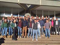 Image: Nuovi studenti e nuovi imprenditori con DG Del Grosso Destreri e staff Centro Istruzione