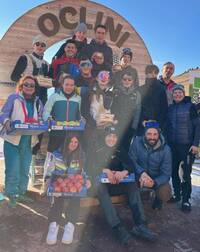 Immagine: studenti e docenti FEM a Wintersporttag 2